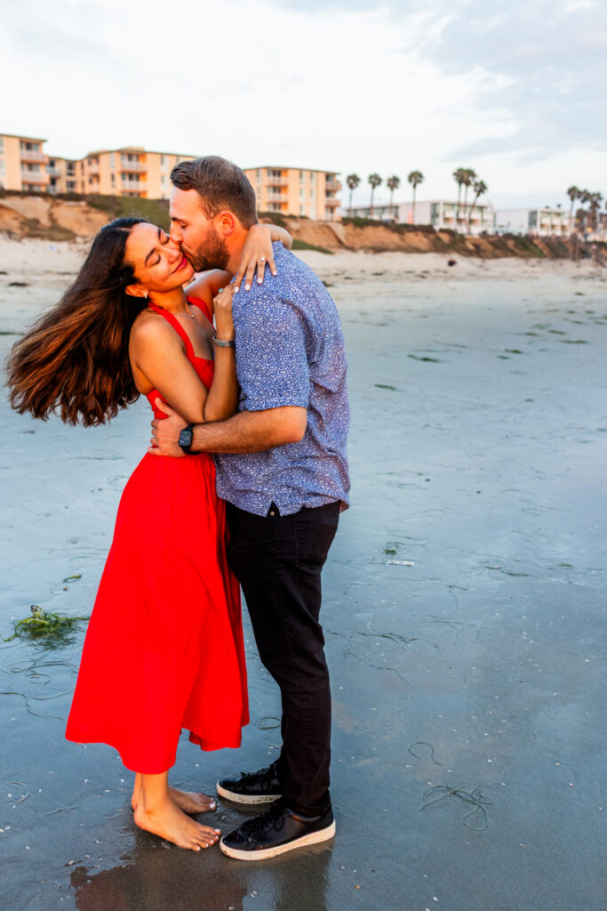 Pacific Beach Proposal Photographer: A Cross-Border Love Story at Crystal Pier san diego beach photographe 7